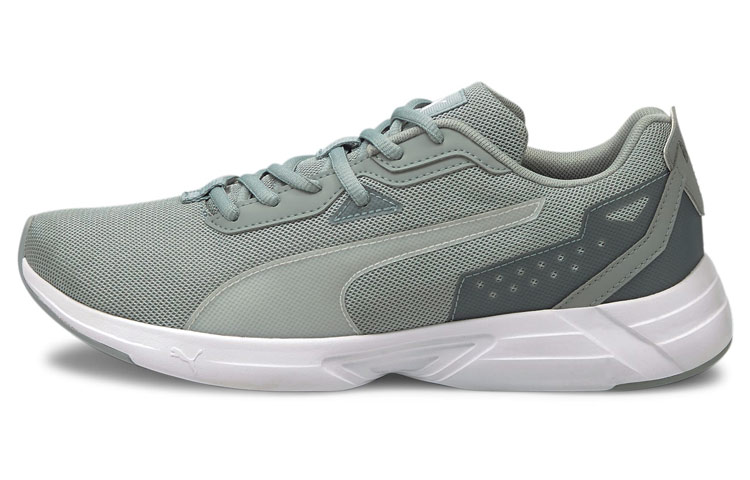 PUMA Space Runner Low top Running Shoes Unisex Gray Green