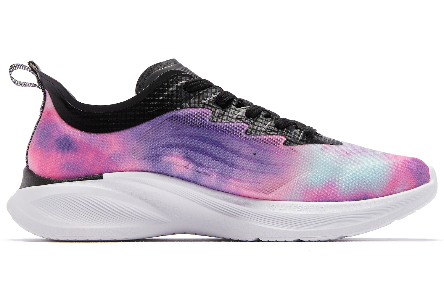 QIAODAN Light Speed 2.0 Cushioned Anti-Slip And Wear-Resistant Lightweight Low-Top Running Shoes Men’s Purple
