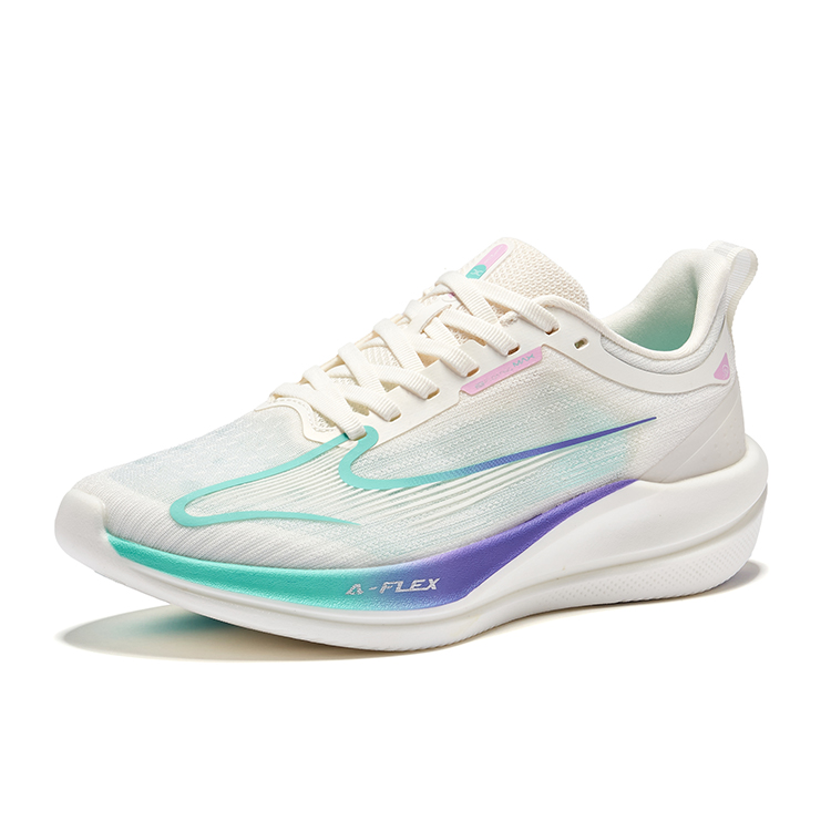 Erke Floating Boat 6MAX Running Shoes Women’s Low Top Microcrystal White Jade Green