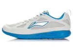 Li Ning Cushioning Slip Resistant Abrasion Resistant Low top Running Shoes Men's Vibrant Blue
