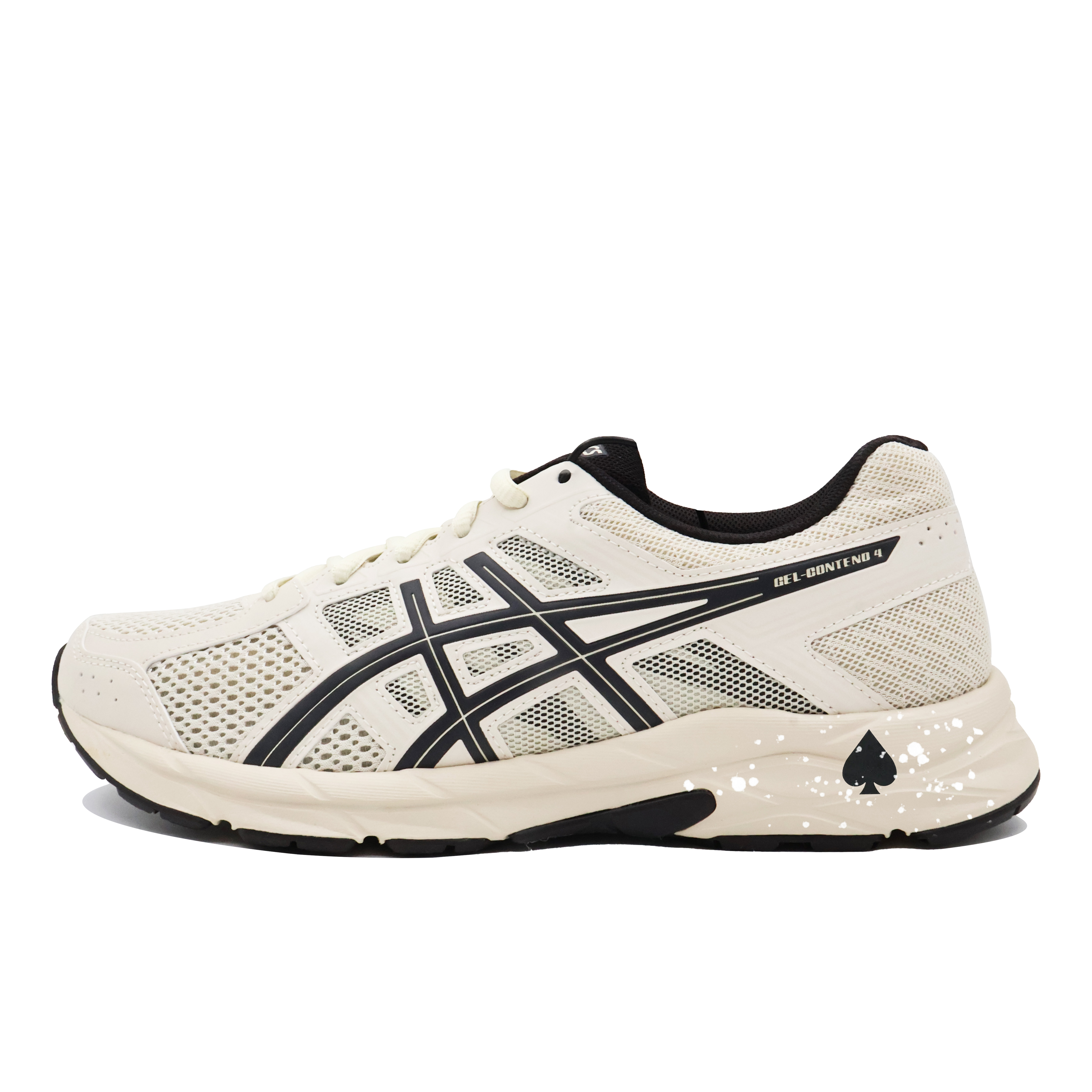 Asics Gel Contend 4 Slip Resistant, Abrasion Resistant, Lightweight Low top Running Shoes Men's Gray