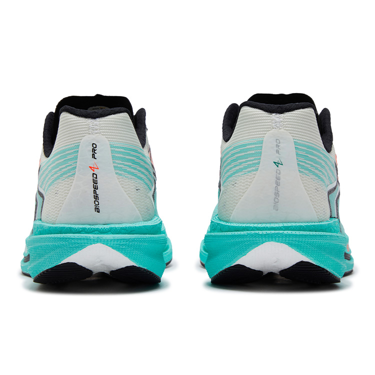 361° Blitz Speed 4 Pro Mesh Low top Fiberglass Plate Casual Training Running Shoes Unisex White Blue