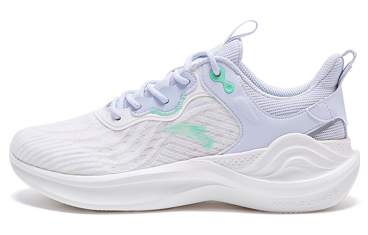 Anta Ling Yun 3 Comfortable Lightweight Low top Running Shoes Women's White Purple
