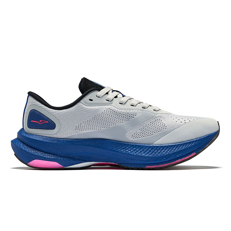Erke Dust Free 2.0 Fabric Low top Training Sprint Racing Running Shoes Men’s Rose Blue Colorway