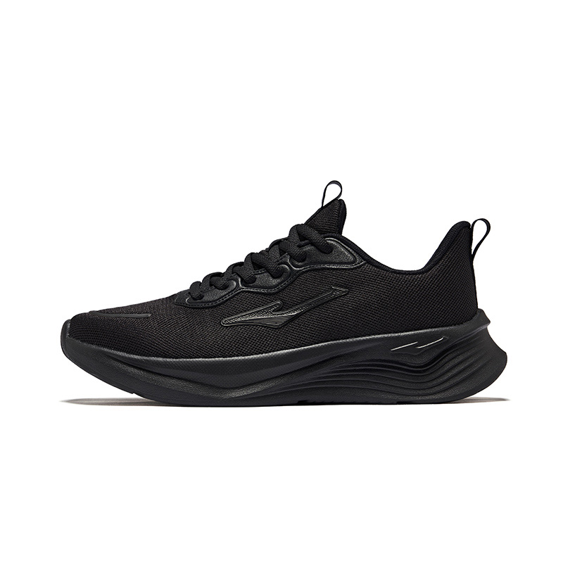 Erke Running Shoes Men’s Low Top Black