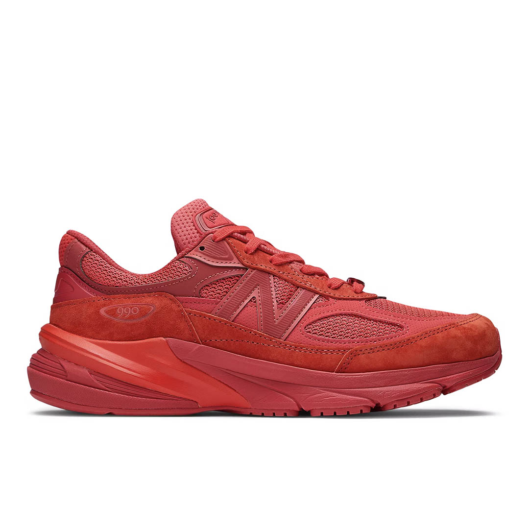 Кроссовки Joe Freshgoods x New Balance 990v6 (красные) — фото 2