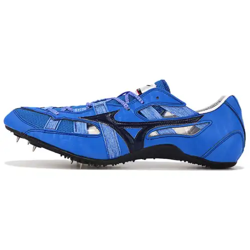 Mizuno Slip Resistant Abrasion Resistant Low top Sprint Running Shoes Unisex Blue