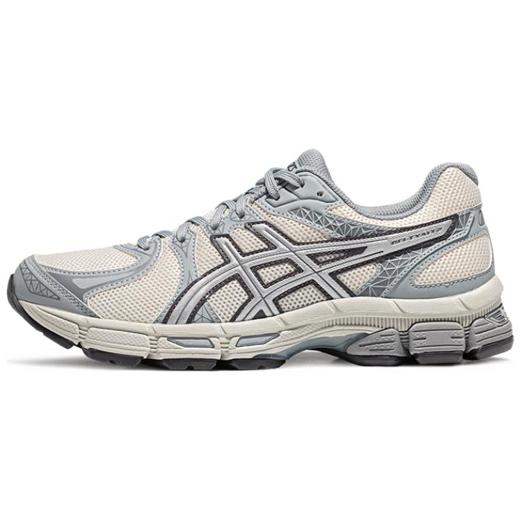 Asics Gel Exalt 2 Fabric Low top Running Shoes Women's White Gray Silver