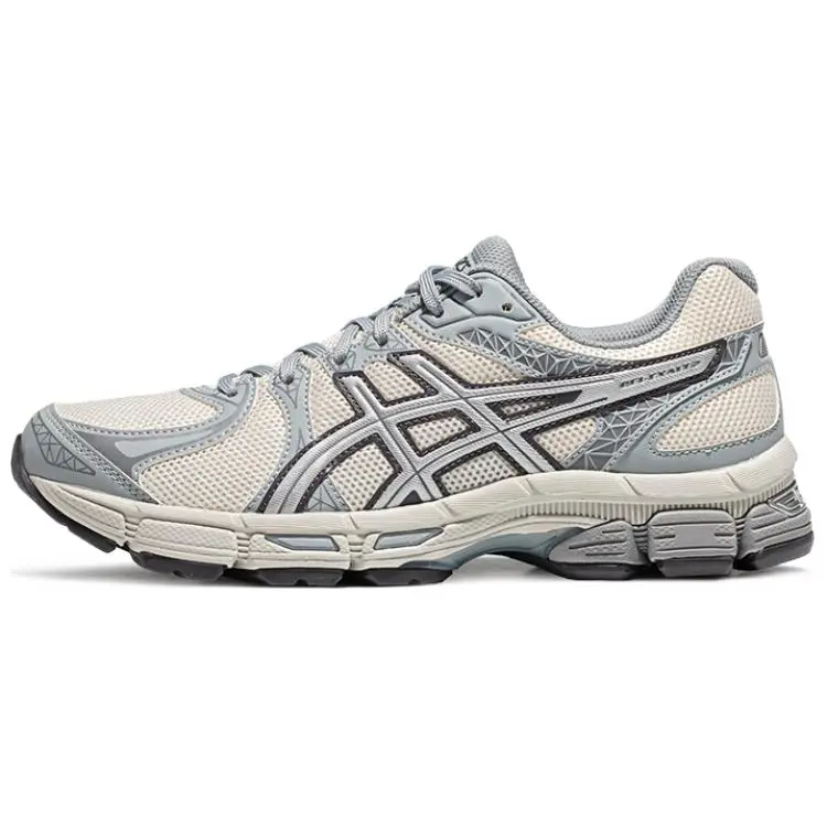 Asics Gel Exalt 2 Fabric Low top Running Shoes Women's White Gray Silver