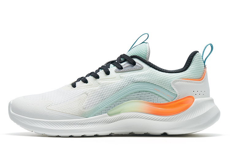 Xtep Xingyun 2.0 lightweight shock-absorbing non-slip wear-resistant breathable and lightweight low-top running shoes men's white green
