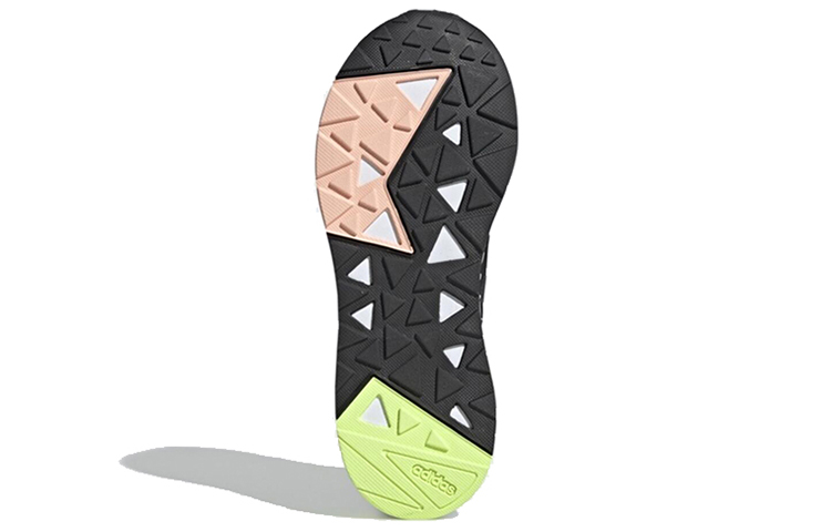 Мужские кроссовки adidas neo Questar trike Climacool (черно-желтые) — Чёрныйжёлтый — фото 6