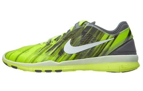 Nike Nke Free 5.0 Tr Fit 5 Prt Cool Grey White Volt White Women's