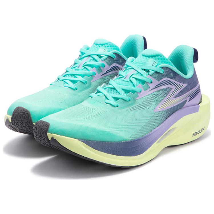 361° Flame 2ET Low top Rubber, Double Layer Aliphatic ETPU Training Running Shoes Unisex Blue Purple