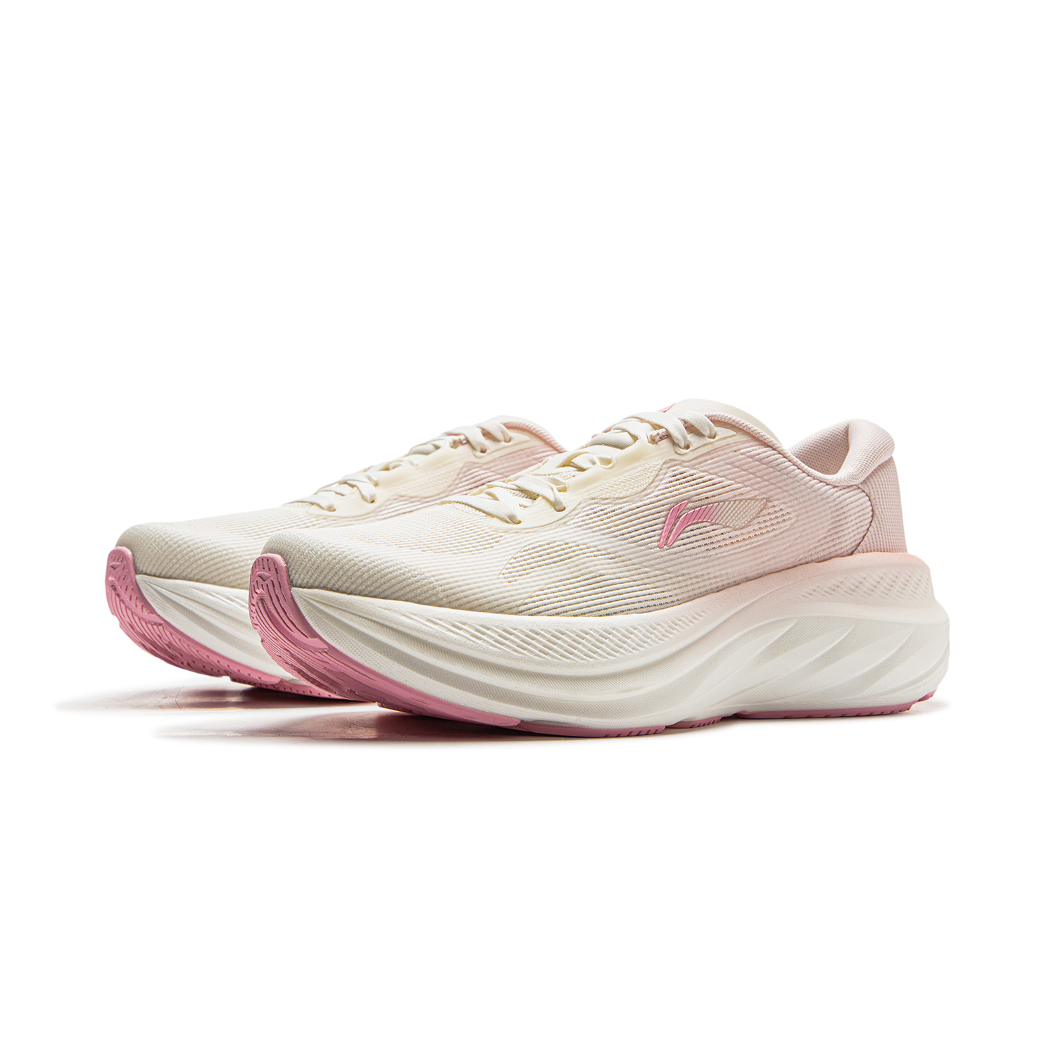 Li Ning Leisurely Slip Resistant, Abrasion Resistant, Breathable, Height Increasing Low top Running Shoes Women’s