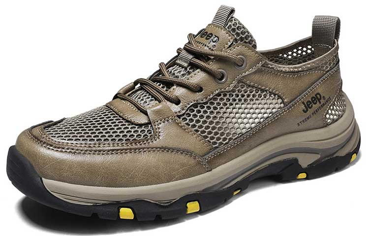 Jeep Outdoor Shoes Men’s Low Top Khaki