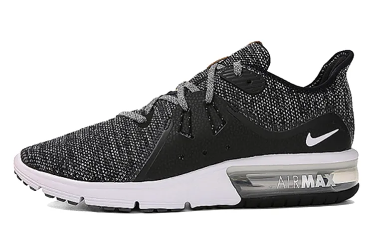 Nike Air Max Sequent 3 Black White Dark Grey