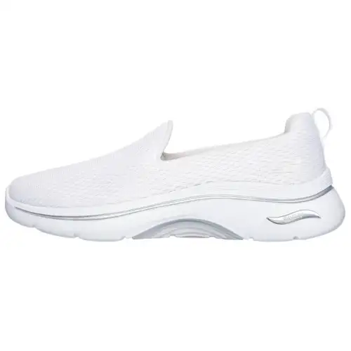 Skechers Go Walk Arch Fit Cushioning Support Low top Casual Running Shoes Women's White