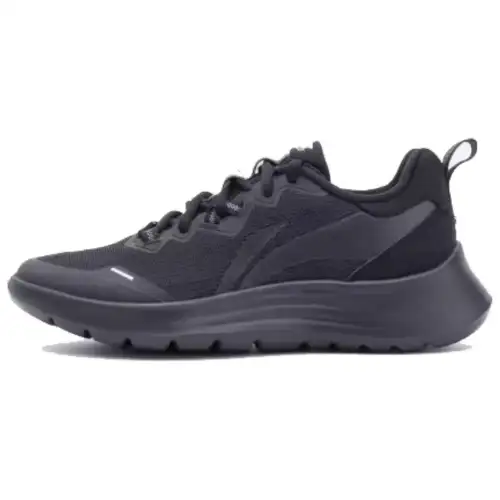 Li Ning Slip Resistant Abrasion Resistant Low top Casual Running Shoes Women's Black