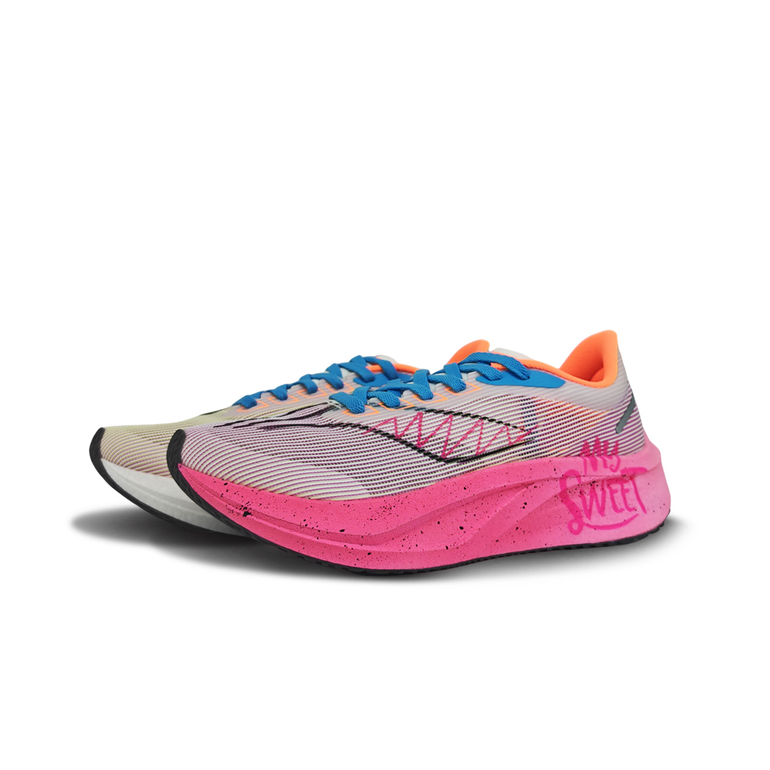 Li Ning Feidian 4 Challenger Running Shoes Unisex Low Top Blue