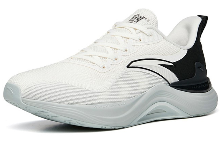 Anta 2.5 Breathable And Lightweight Low top Running Shoes Men’s White Black