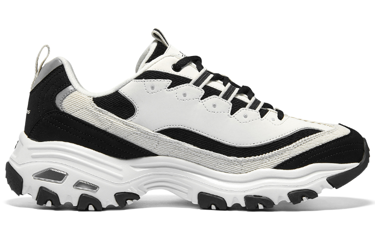 Skechers D’LITES HYPER BURST Cushioning Breathable Low top Casual Running Shoes Men’s Black