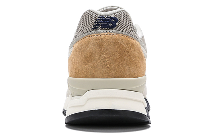 Мужские кроссовки New Balance New Balance NB 997 (серые с коричневым) — Серый / коричневый — фото 4