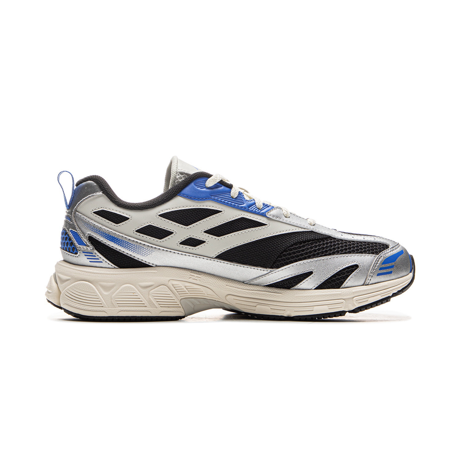 Li Ning Fuyao 2.0 V2 Low top Casual Long Distance Running Sprint Running Shoes Men’s Blue Silver Black