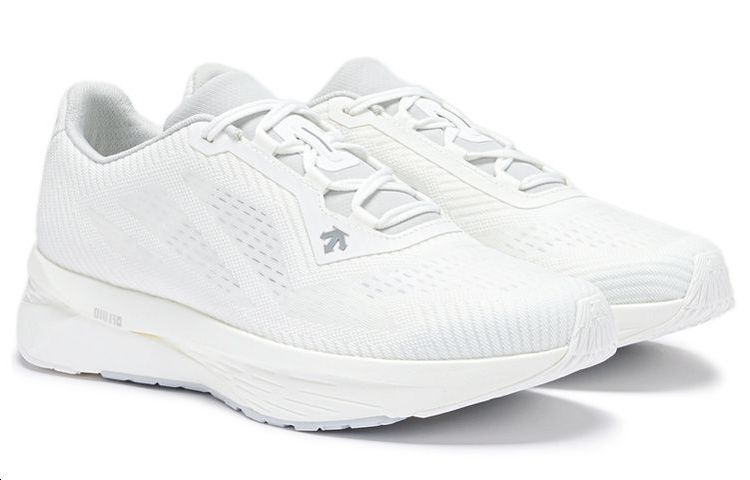 DESCENTE ENERZITE FLUID Mesh Cushioning Low top Casual Running Shoes Men’s White