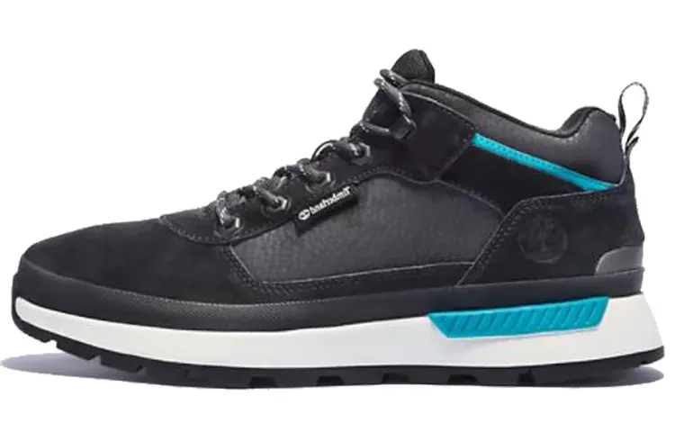 Timberland Field Trekker Comfortable Cushioning, Wear Resistant Mid top Running Shoes Men's Black