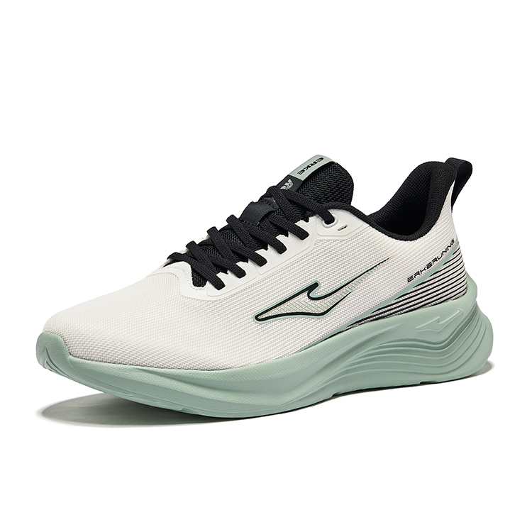 Erke Flying Speed 2 Cushioning Breathable Rebound Low top Casual Training Running Shoes Men’s White Black