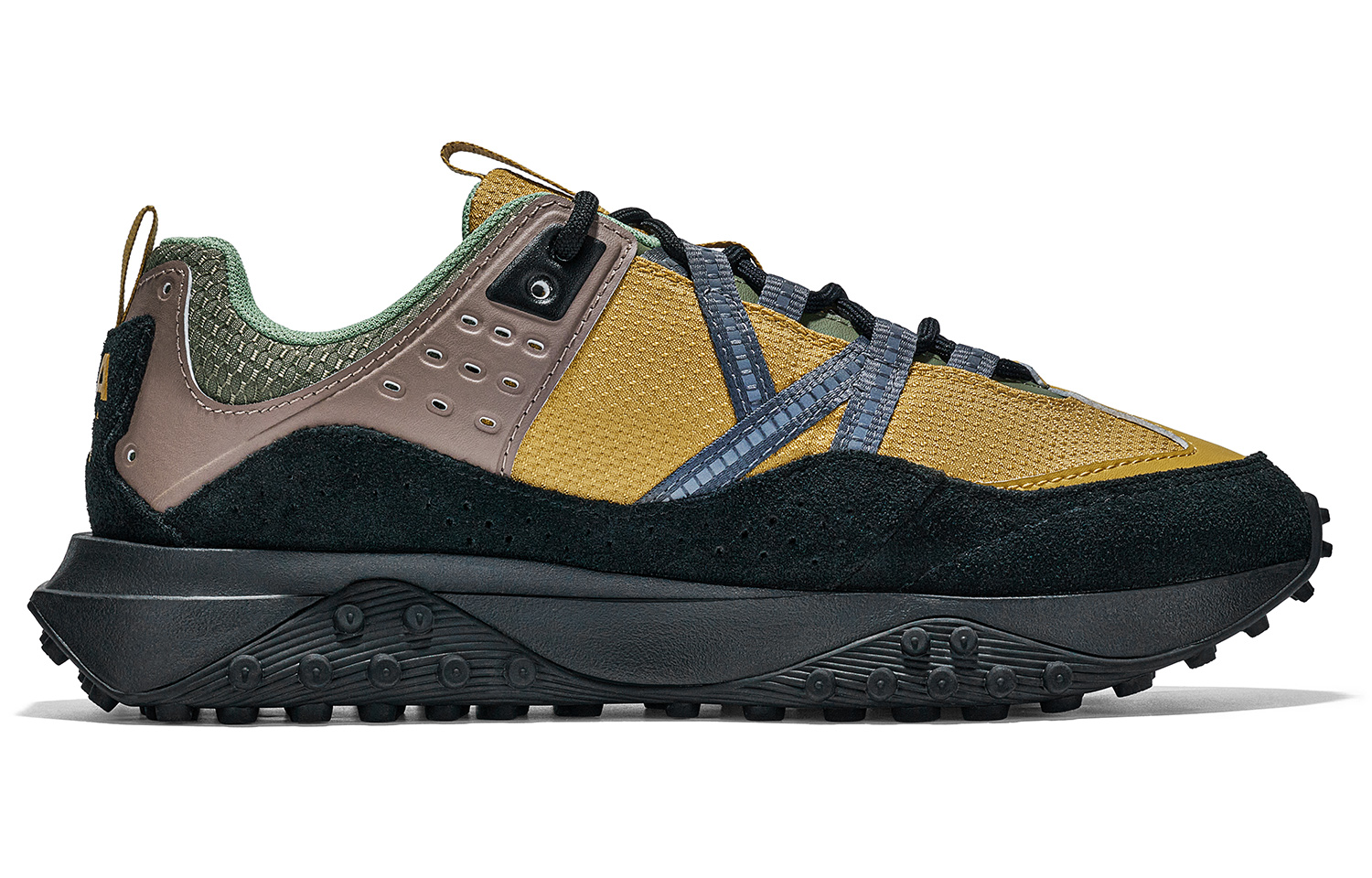 Kappa Slip Resistant Low top Casual Running Shoes Unisex Yellow Black Green