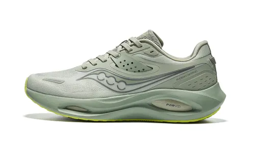 Saucony Phoenix LS Slip Resistant Abrasion Resistant Low top Running Shoes Men's Green