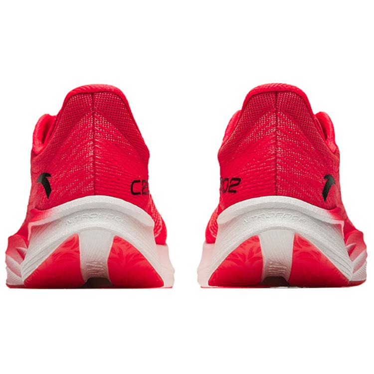 Anta Fabric Cushioning, Wear Resistant Low top Marathon Running Shoes Men’s Red