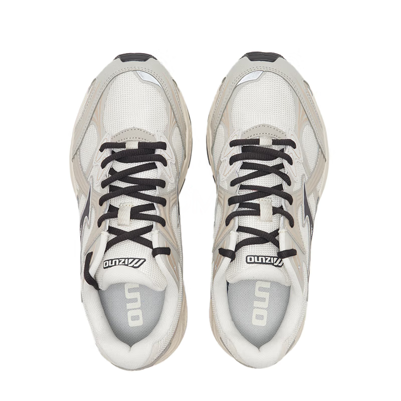 Mizuno LG 10S Textile, Synthetic Leather, Split Cow Leather Cushioning Slip Resistant Low top Casual Running Shoes