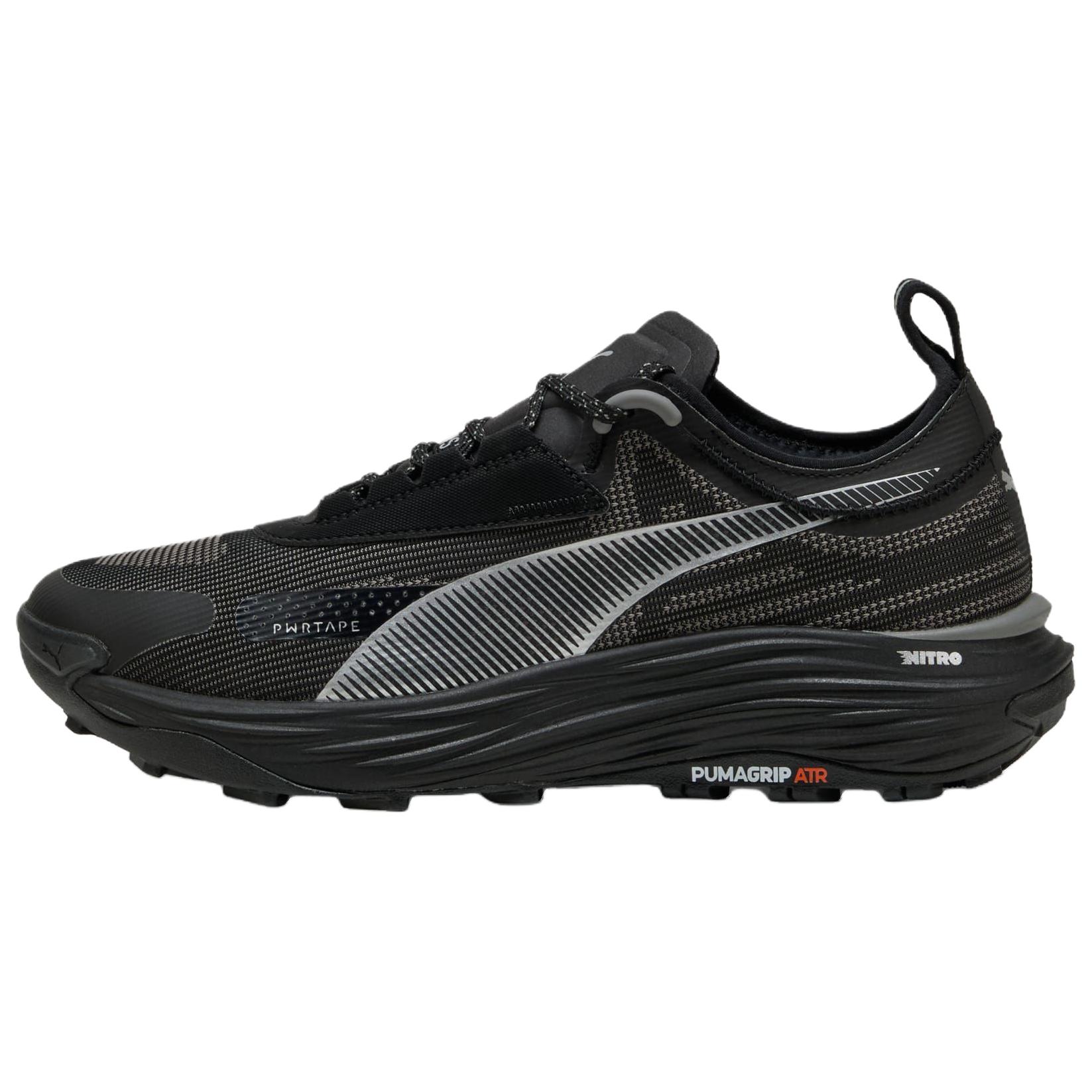 PUMA Voyage NITRO 3 Slip Resistant Abrasion Resistant Low top Trail Running Shoes Men's Black