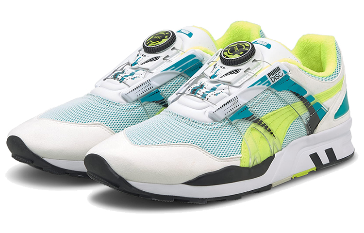 Кроссовки PUMA CAPRI BREEZE (сине-зелено-белые) — фото 3