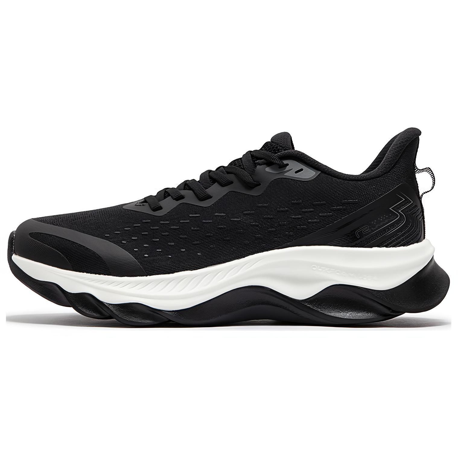361° Abrasion Resistant Breathable Low top Casual Running Shoes Men’s Black White