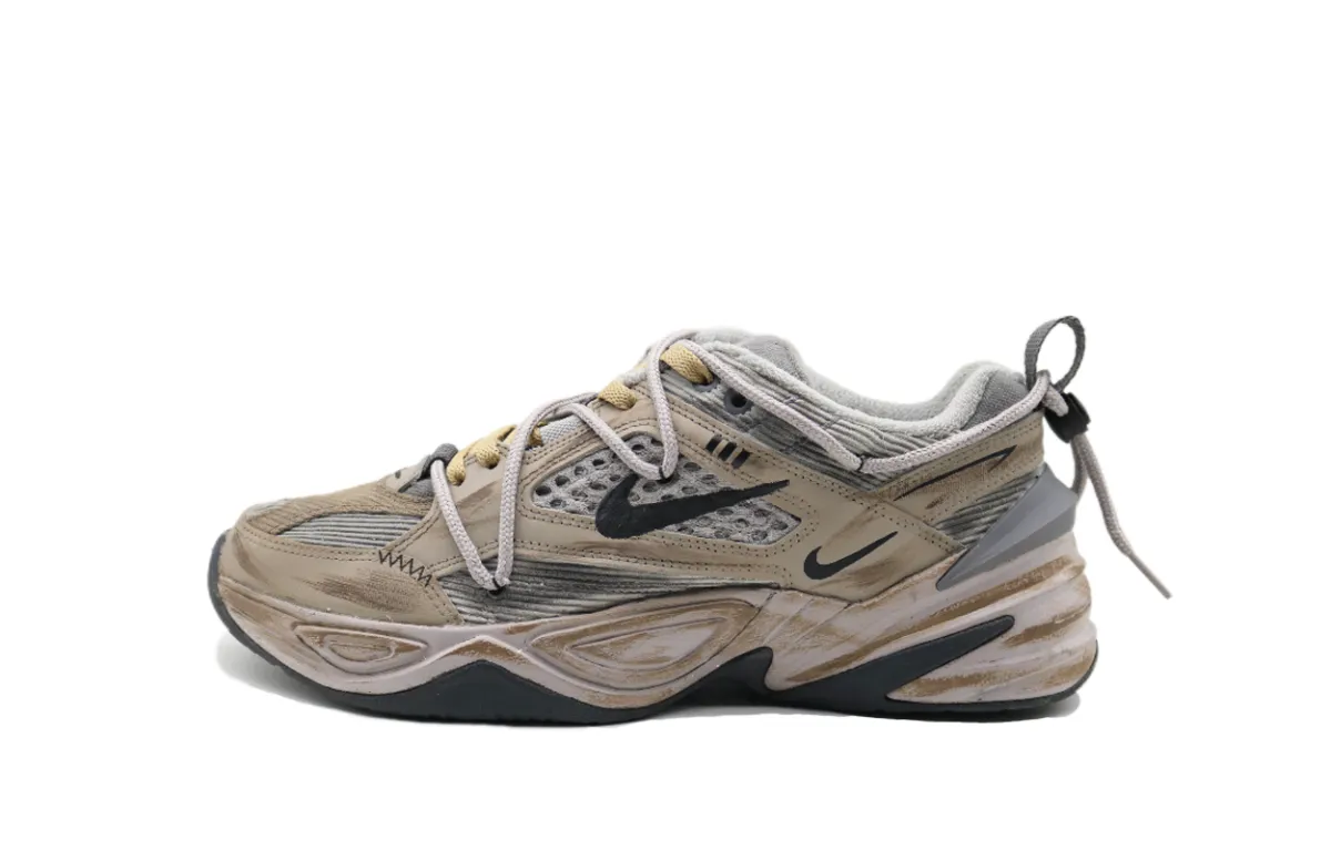 Nike M2K Tekno Textile, Synthetic Leather Low top Chunky Sneakers Unisex Linen