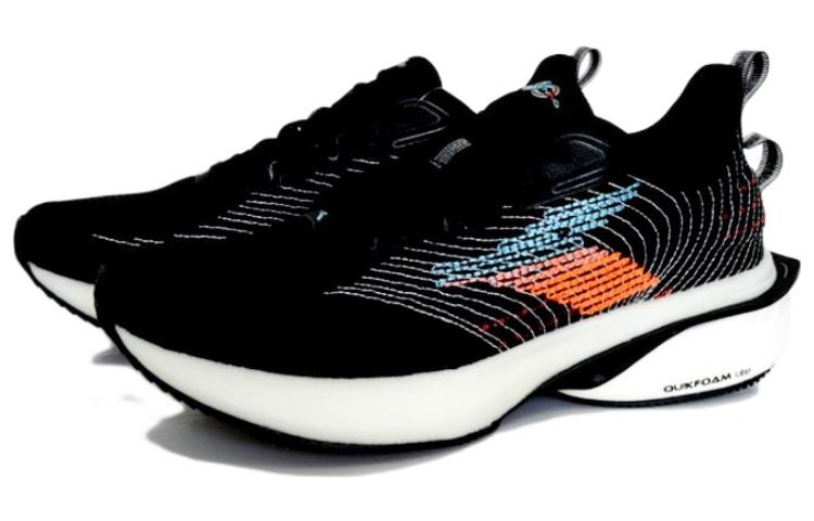 361° Mesh Fabric Cushioning Breathable Abrasion Resistant Slip Resistant Low top Casual Running Shoes Men’s Black