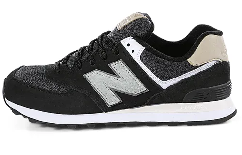 New Balance NB 574 Running Shoes Unisex Low Top Black/Gray/Beige