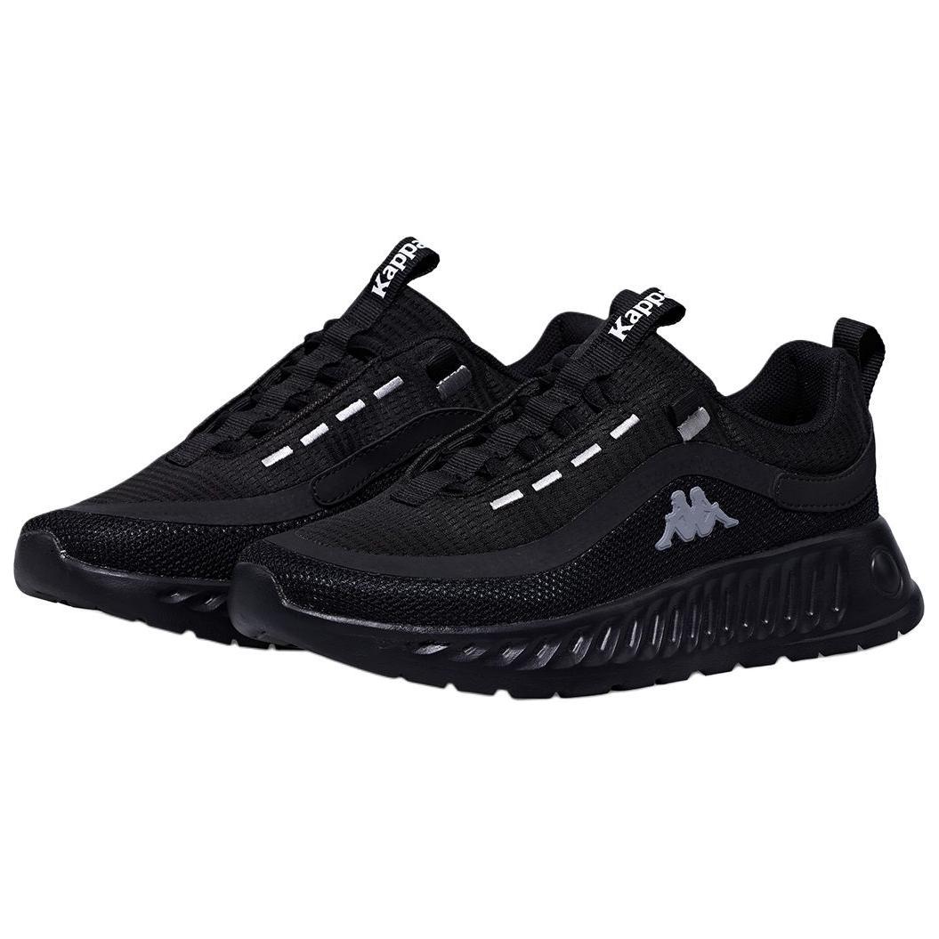 Kappa Abrasion Resistant Lightweight Wear resistant And Lightweight Low top Running Shoes Unisex Black
