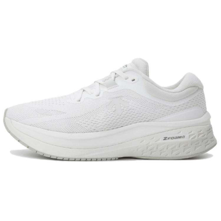DESCENTE Cushioning Abrasion Resistant Cushioning, Wear Resistant Low top Casual Running Shoes Unisex White