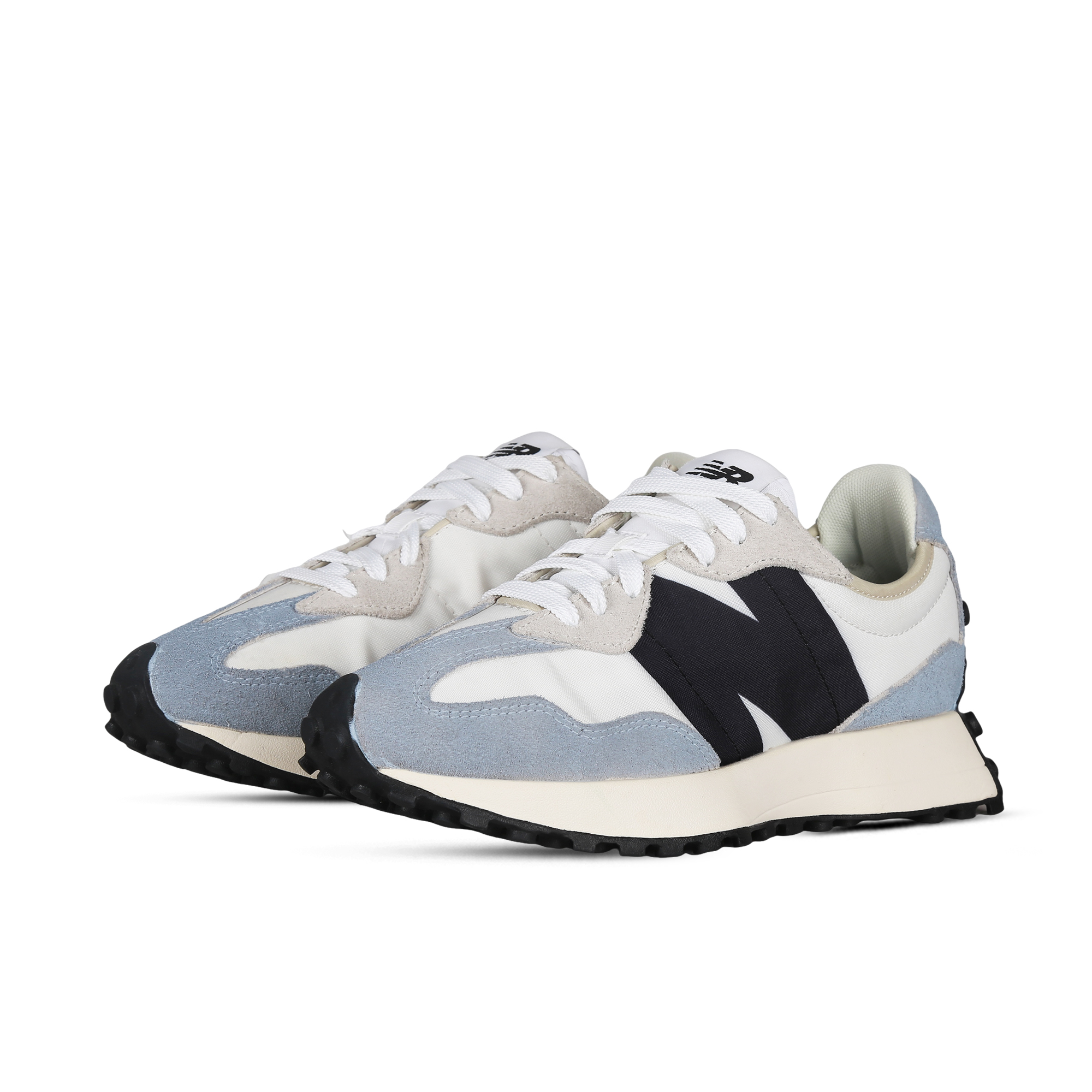 New Balance NB 327 Abrasion Resistant Breathable Low top Running Shoes Unisex Blue White