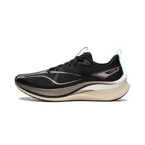 Li Ning Red Hare 7 Pro Low top GCR Lightweight Slip Resistant Training Racing Running Shoes Men's Black