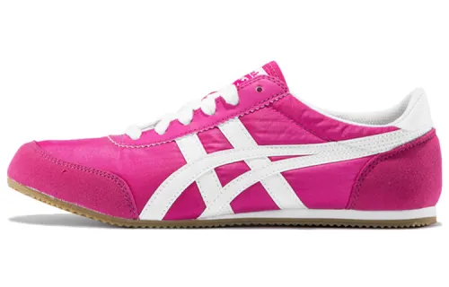 Onitsuka Tiger Track Trainer Cushioning Slip Resistant Abrasion Resistant Low top Running Shoes Unisex Pink White