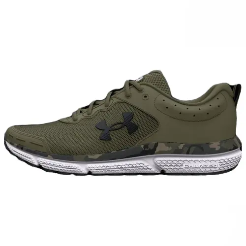 Under Armour Charged Assert 10 Mesh Low top Long Distance Running Sprint Running Shoes Men's Green