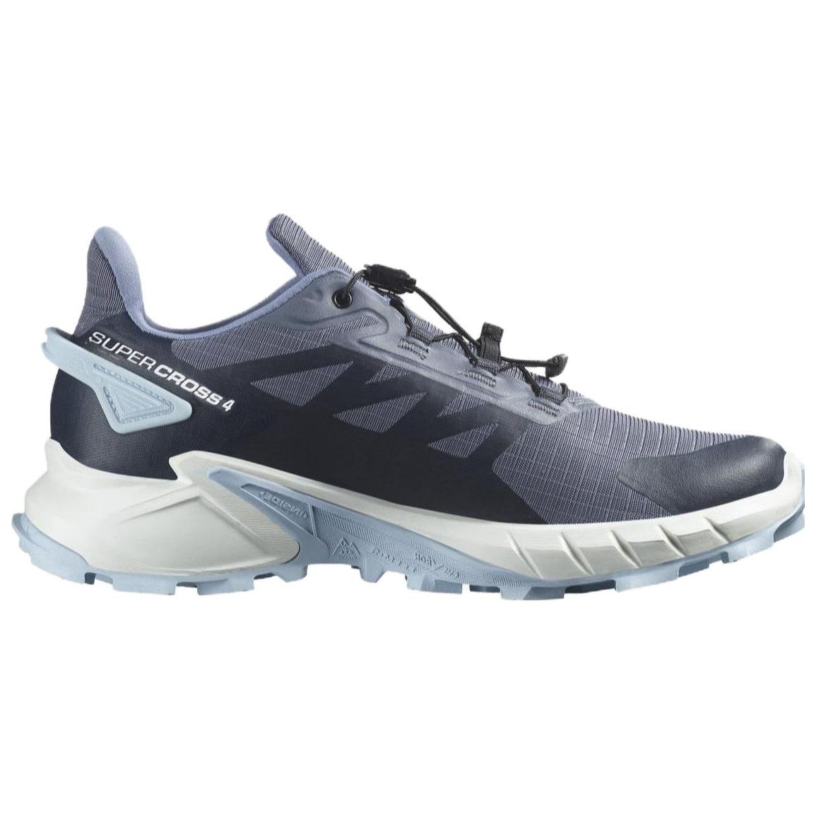 SALOMON Supercross 4 Comfortable Cushioning Slip Resistant Low top Running Shoes Women’s Dark Blue