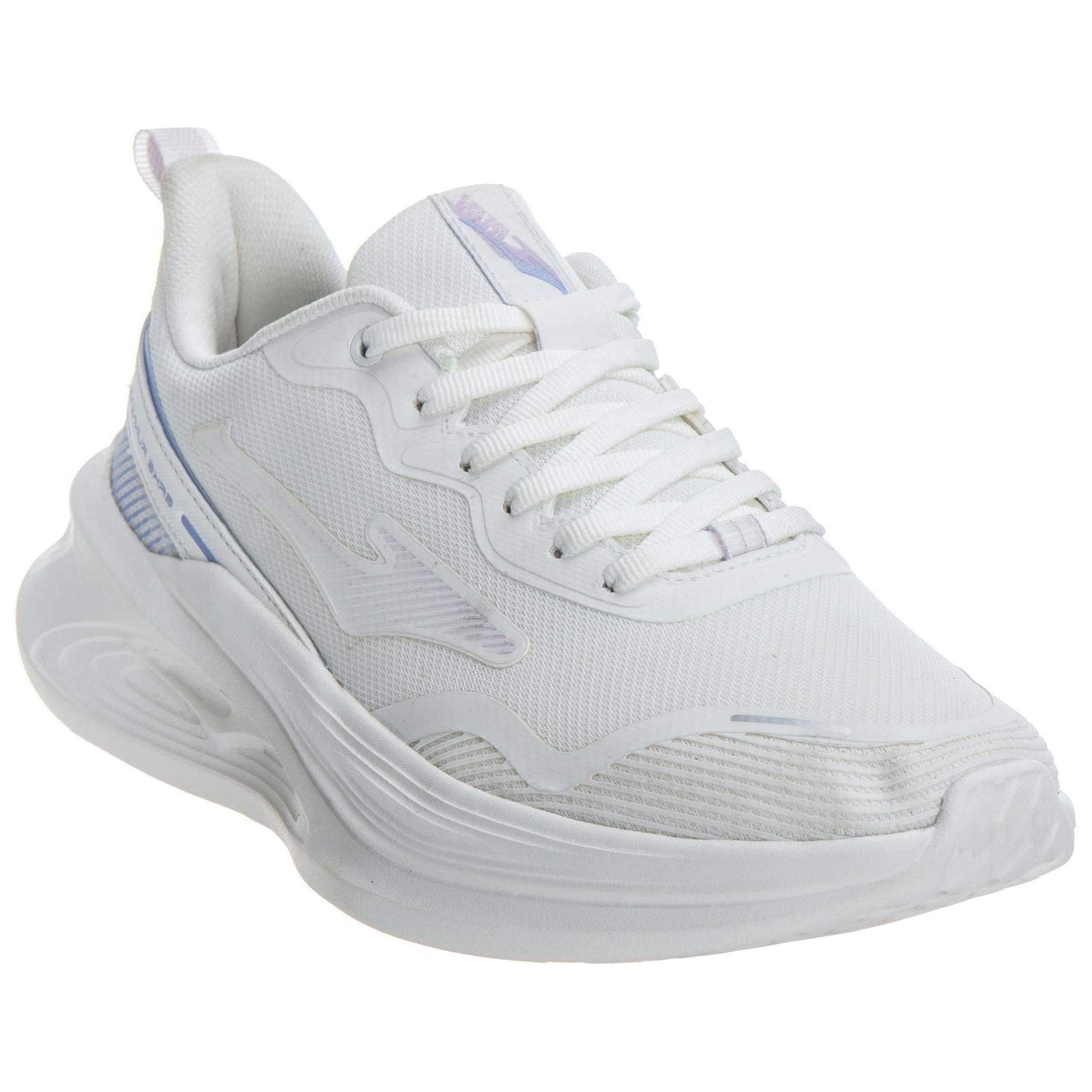 Erke Cushioning Abrasion Resistant Cushioning, Wear Resistant Low top Running Shoes Women’s White Purple