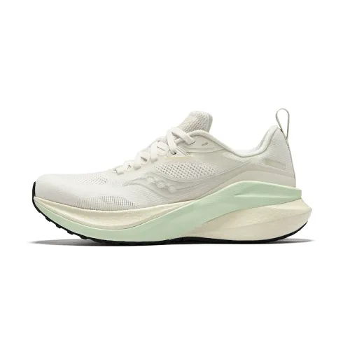 Saucony MARSHAL Slip Resistant Abrasion Resistant Low top Running Shoes Women's Beige Silver