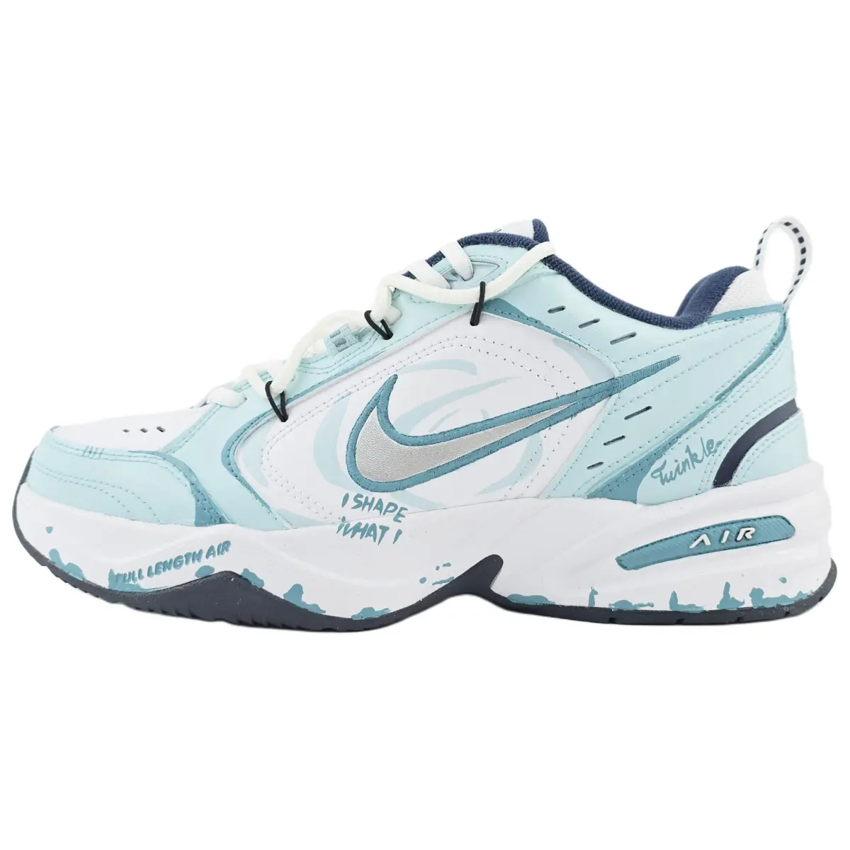 Nike Air Monarch 4 Slip Resistant Abrasion Resistant Slip Resistant Abrasion Resistant Low top Chunky Sneakers Unisex